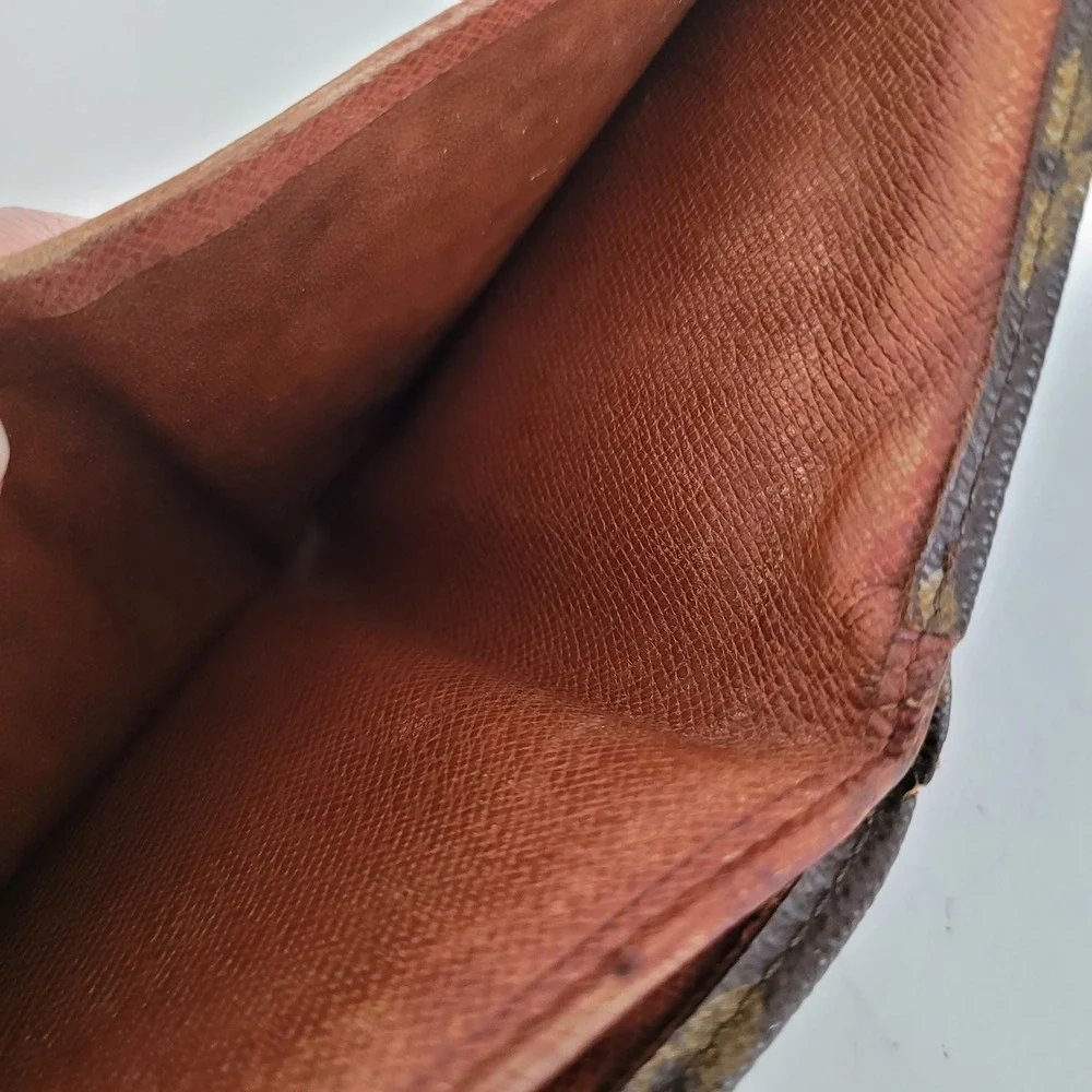 Louis Vuitton Monogram Canvas Elise Trifold Wallet Brown Compact Wallet